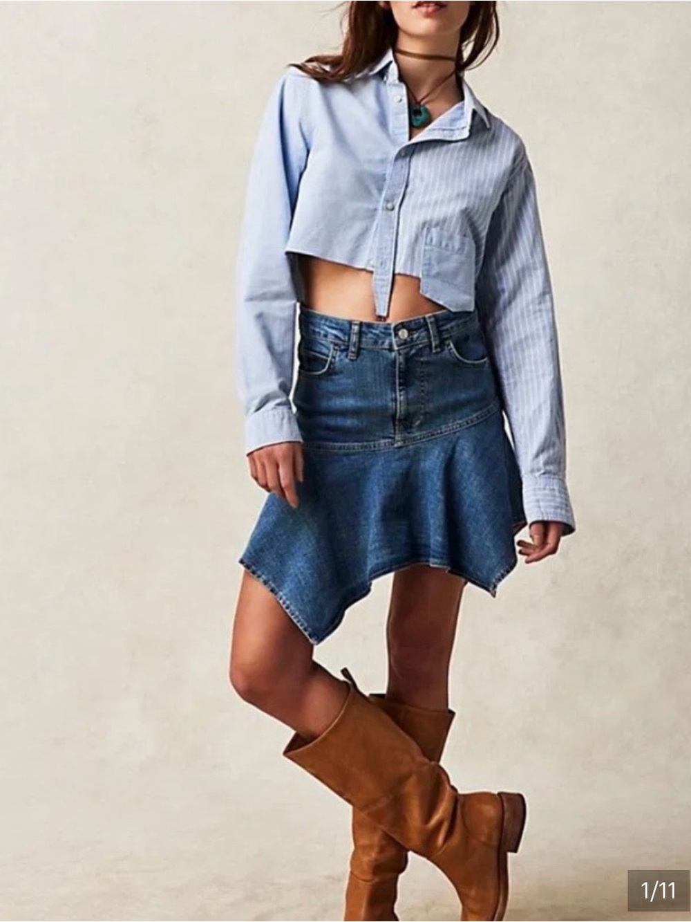 FREE PEOPLE Alara mini skirt